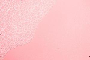 textura de espuma rosa