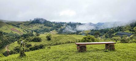 Visão do a montanhas do minas gerais Brasil foto