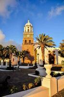 edifícios dentro tropical vulcânico canário ilhas Espanha foto