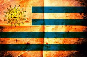 fundo da bandeira do uruguai foto