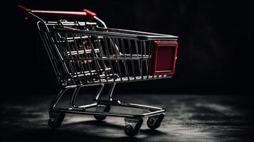 ai generativo comércio eletrônico conectados compras conceito Entrega conceito foto