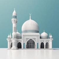 ai generativo lindo luxo mesquita foto