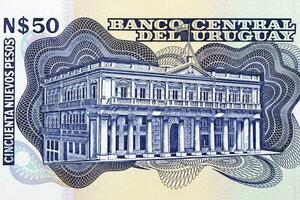 velho governo Palácio a partir de uruguaio dinheiro foto
