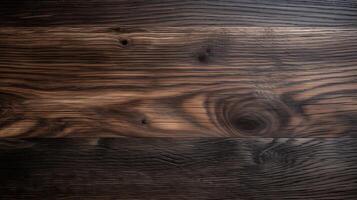 desamparado de madeira superfície. comum tridimensional madeira superfície. criativo recurso, ai gerado foto