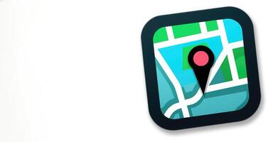 localização PIN símbolo ícone ou mapa localizador viagem GPS direção ponteiro . ai gerado foto