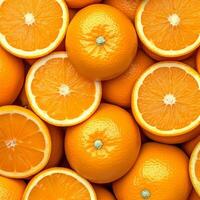 natural laranja padronizar. ilustração ai generativo foto
