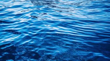 azul mar água. ilustração ai generativo foto