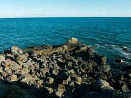 vista panorâmica do oceano foto