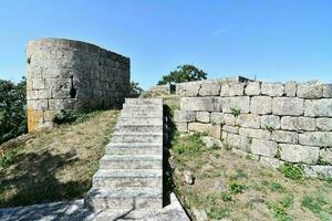 velho fortaleza paredes foto