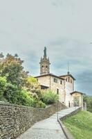 santuário do sombreno dentro a província do Bergamo Itália foto