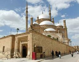 Cairo, Gizé, Egito marcha 17, 2023 a mesquita do Maomé todos. Cairo, Egito foto