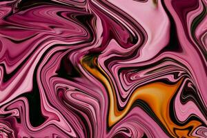 abstrato liquefazer, ondas cor gradiente, abstrato fundo e caótico abstrato tela. foto