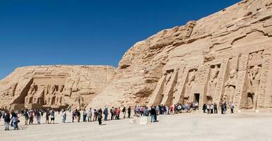 abu Simbel, Egito, marcha 20, 2023 a têmpora do abu simbel. Egito. foto