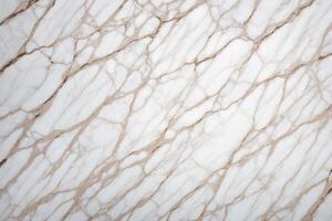branco mármore textura fundo padronizar. branco pedra superfície. abstrato natural mármore cinzento e branco. generativo ai foto