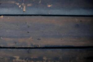 velho de madeira fundo ou textura. Sombrio azul de madeira parede com vertical tábuas. generativo ai foto
