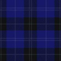 tartan desatado padrão, azul e Preto pode estar usava dentro moda decoração Projeto. roupa de cama, cortinas, toalhas de mesa foto