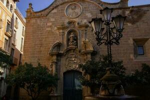 a episcopal Palácio, solsona, lleida, Espanha foto