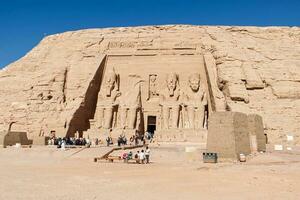 abu Simbel, Egito, marcha 20, 2023 a têmpora do abu simbel. Egito. foto