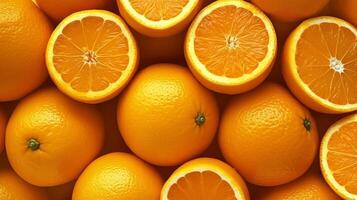 natural laranja padronizar. ilustração ai generativo foto