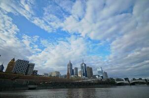 panorama Visão do Melbourne cidade Austrália foto