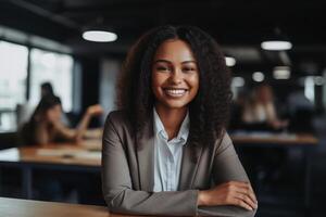 de várias jovem mulheres fechar acima criada com generativo ai tecnologia. foto