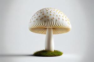 Maravilhoso 1 natural cogumelos. generativo ai foto