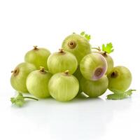 uma grupo do verde uvas generativo ai gerado foto