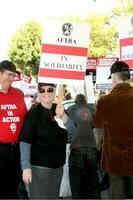 susan flanela Sabonete ópera aftra atores Apoio, suporte escritoras guilda do América greve cbs televisão cidade dezembro 17 2007 los angeles ca 2007 kathy cabanas cabanas foto