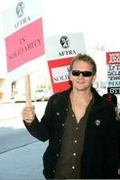 sebastian roche Sabonete ópera aftra atores Apoio, suporte escritoras guilda do América greve cbs televisão cidade dezembro 17 2007 los angeles ca 2007 kathy cabanas cabanas foto