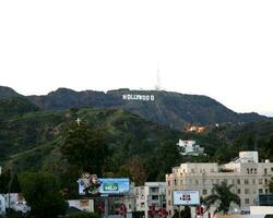 hollywood placa Visão a partir de hollywood Highlandglaad meios de comunicação prêmio hollywood terras altas angeles caapril 8 20062006 foto