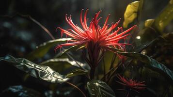 a beleza do selvagem flores dentro natureza generativo ai foto