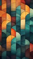 multicolorido abstrato geométrico padronizar fundo. generativo ai tecnologia. foto