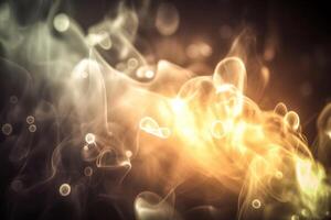 vibrante 3d ilustração representando a químico processo do combustão dentro açao ai gerado foto