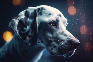 futuro do veterinário remédio alimentado por IA animal cuidados de saúde ai gerado foto