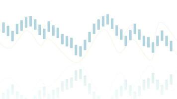 o negócio vela bastão gráfico gráfico do estoque mercado investimento negociação em branco fundo foto