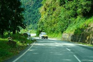 estrada para leste Sikkim seda rota foto