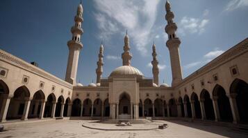 islâmico mesquita eid al adha a festa do sacrifício generativo ai foto