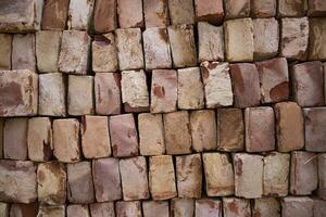 construção construção material tijolo blocos para industrial abstrato padronizar textura fundo papel de parede foto