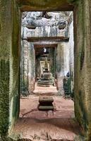 Templo de Preah Kahn em Siem Reap, Camboja