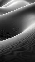fotografias do deserto do superfícies, Sombrio cinzento e branco. ai generativo foto
