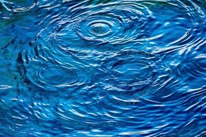 azulado ondulação efeito água fundo. ai generativo foto