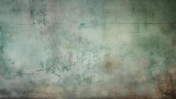 verde cinzento cimento concreto textura, grunge rude velho mancha cinzento fundo, vintage pano de fundo estúdio Projeto. ai generativo foto