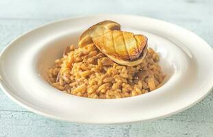 Risoto com cogumelos porcini foto