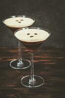 espresso martini vidro foto