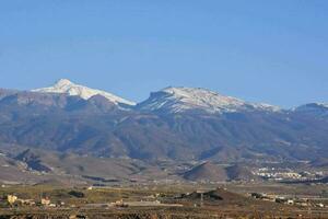 vista panorâmica das montanhas foto