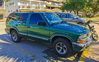 porto escondido Oaxaca México 2023 mexicano clássico pegar caminhão carro 4x4 fora da estrada veículos México. foto