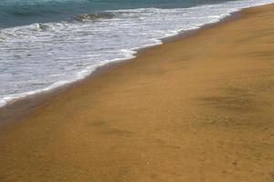 praia em anjuna goa índia foto
