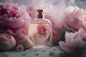 doce rosa perfume , amor romance presente aniversário , generativo ai foto