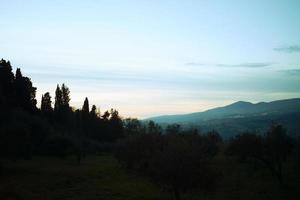 uma paisagem toscana foto