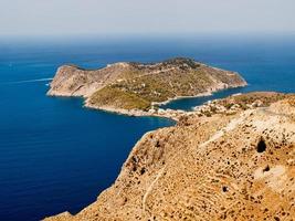 bela vista da ilha kefalonia da grécia foto